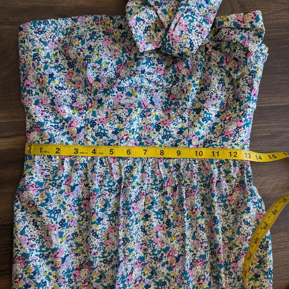 J. Crew Liberty fabric dress